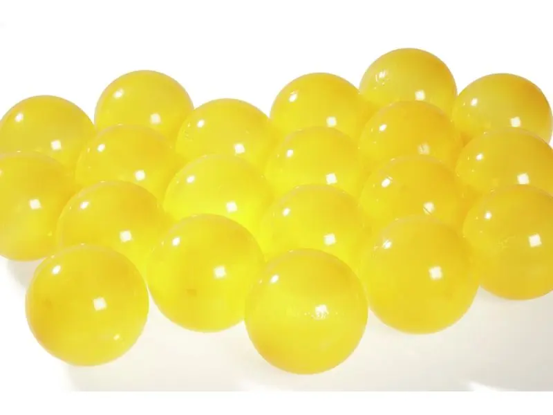 Transparent Ball Pool Balls for sensory play and light reflection in toddler ball pits and early-learning spaces.