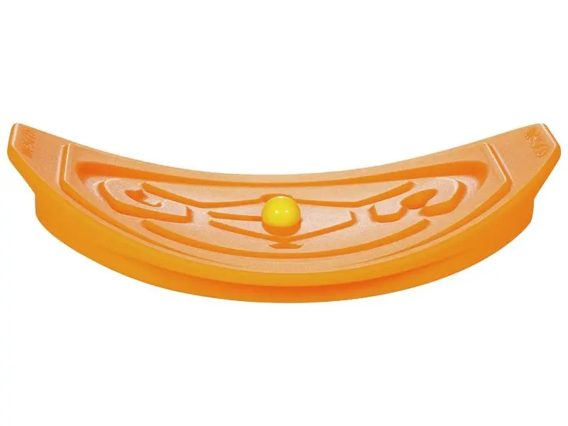 Wavy Balance Board orange toddler balance toy promoting motor control, balance, and confidence in early learners.