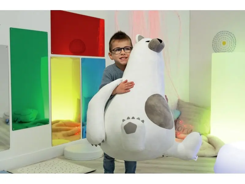 comforting weighted toy offering soothing input to help improve focus and self-regulation