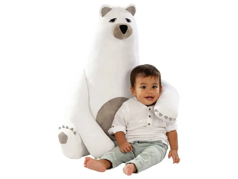 soft weighted bear providing deep pressure comfort and calming sensory support