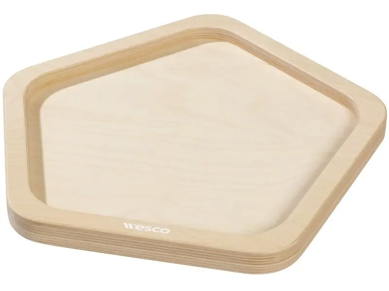 wooden play tiles creating movement paths that strengthen balance and gross motor control